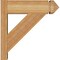 Ekena Millwork Traditional Rough Sawn Arts and Crafts Outlooker, Western Red Cedar, 6"W x 18"D x 18"H OUT06X18X18TRA03RWR - alternate 2
